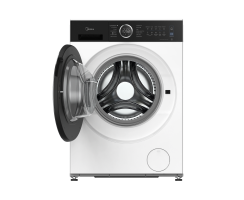 Midea Washing Machine  |  MF205W80BA30 / W-BK  |  Energy efficiency class A  |  Front loading  |  Washing capacity 8 kg  |  1400 RPM  |  Depth 49 cm  |  Width 60 cm  |  Display  |  LED  |  White