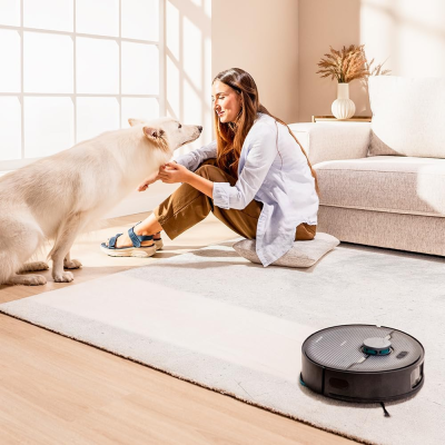 Cecotec Conga X70  |  Robotu putekļsūcējs  |  Darbības laiks (max) 240 min  |  Mitrs & Sauss  |  5200 mAh  |  15000 Pa  |  Melns