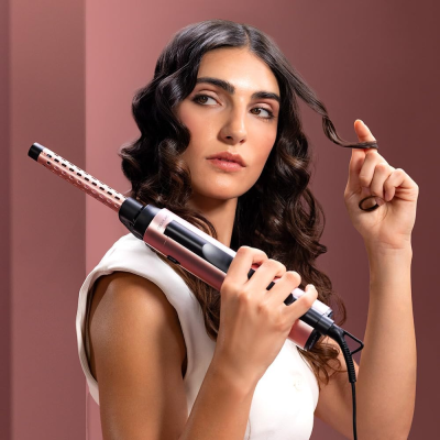 Cecotec gaisa sukas  |  CeramicCare 10in1 AirBrush  |  Jonu kondicionēšana  |  Siltuma līmeņu skaits 3  |  1200 W  |  Melns / Rozā