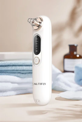 Beautifly Derma Glow PRO mikrodermabrāzija un melno punktu noņemšanas ierīce Derma Glow