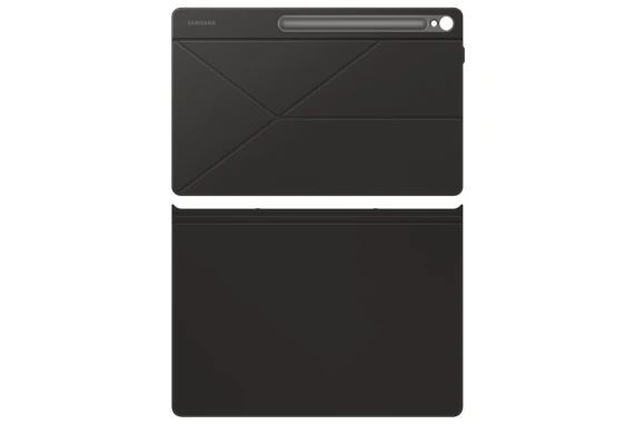 BX620PB gudrais grāmatu vāks Samsung Galaxy Tab S10 FE+, melns