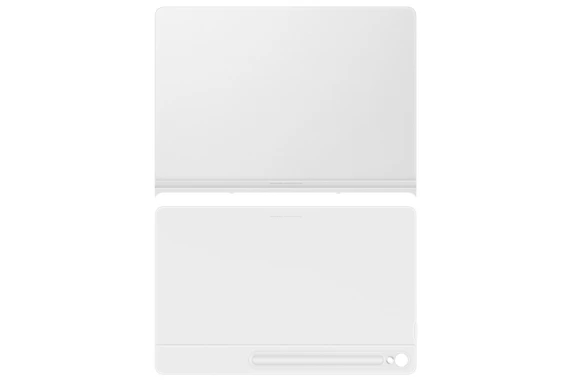 BX620PW gudrais grāmatu vāks Samsung Galaxy Tab S10 FE+, balts