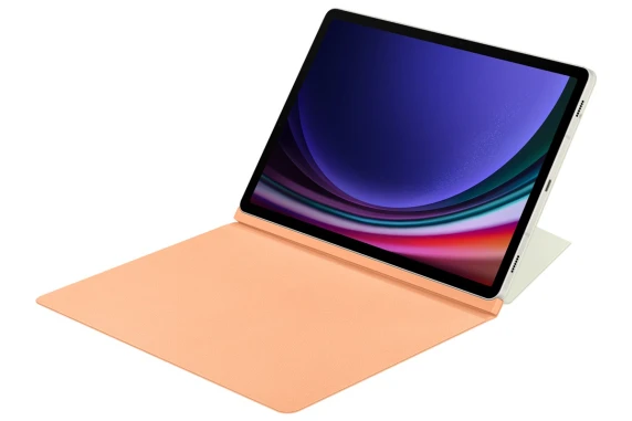 BX710PO gudrais grāmatu vāks Samsung Galaxy Tab S9 / S9 FE / S10 FE / S10 Lite, oranžs
