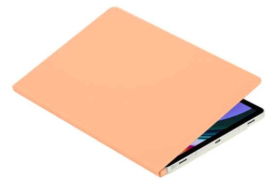 BX710PO gudrais grāmatu vāks Samsung Galaxy Tab S9 / S9 FE / S10 FE / S10 Lite, oranžs
