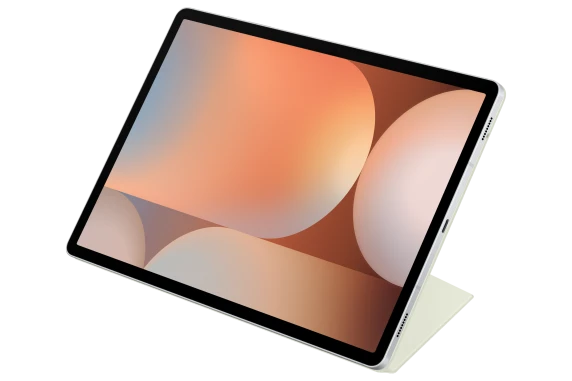 BX810POE gudrais grāmatu vāks Samsung Galaxy S10+ / Tab S9+ / S9FE+, oranžs