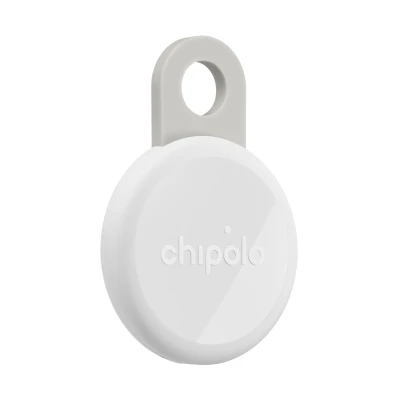 Chipolo LOOP – uzlādējams Bluetooth izsekošanas rīks ar silikona cilpu iOS & Android, krīts