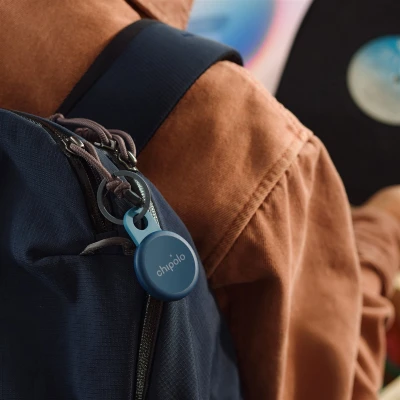Chipolo LOOP – uzlādējams Bluetooth izsekošanas rīks ar silikona cilpu iOS & Android, jūraszila