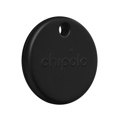 Chipolo POP – Bluetooth Tracker with Replaceable Battery for iOS & Android, Black