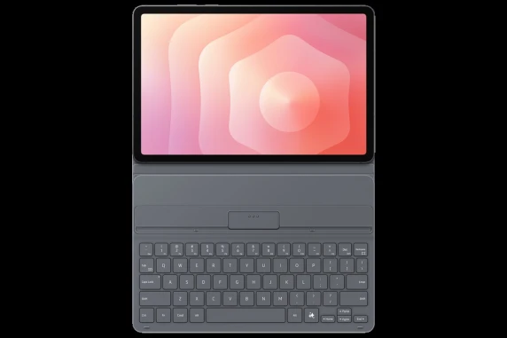 DX730UB Grāmatu vāks ar tastatūru Slim Samsung Galaxy Tab S11, melns