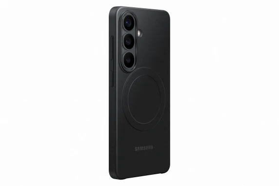 ES942CB Silikona magnētiskais maciņš Samsung Galaxy S26, melns