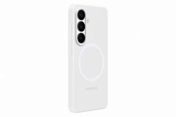 ES942CW Silikona Magnēta Vāks Samsung Galaxy S26, Balts