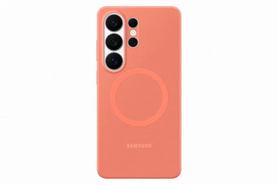 ES948CO Silikona Magnēta Vāks Samsung Galaxy S26 Ultra, Koralļu Sarkanā