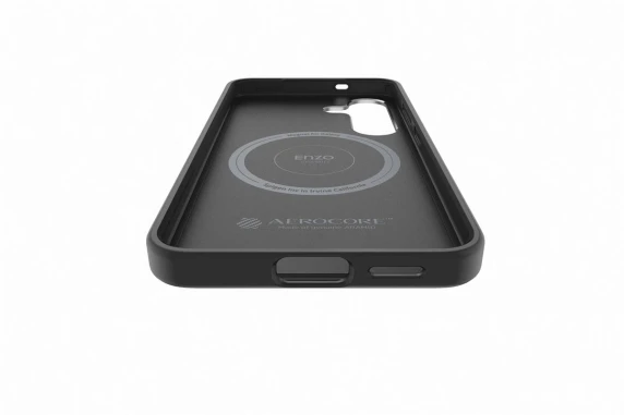 FPS931PGABW Enzo aramīda vāciņš Samsung Galaxy S25, Melns sudrabs