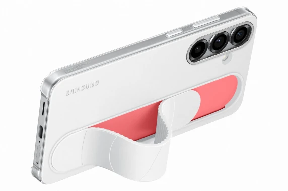 GS936CWEGWW Stāvoša Grip Lietas Samsung Galaxy S25 Plus, Balta