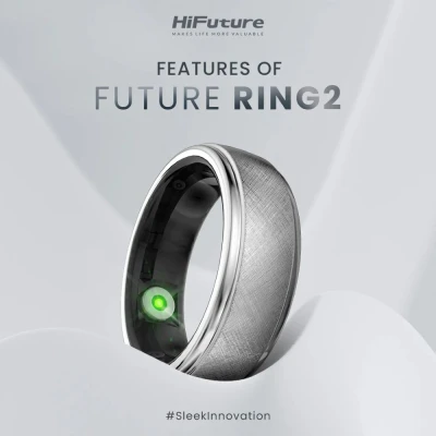 HiFuture Ring2 Smart Ring  |  Size 7 (56 mm)  |  Rose Gold