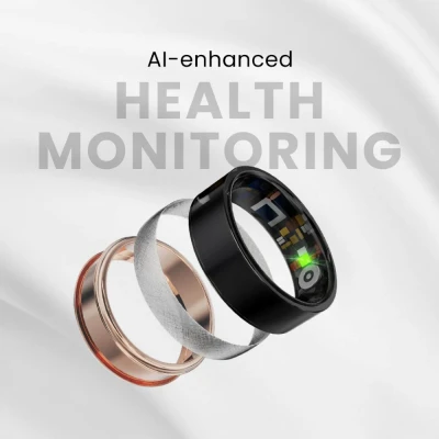 HiFuture Ring2 Smart Ring  |  Size 7 (56 mm)  |  Rose Gold