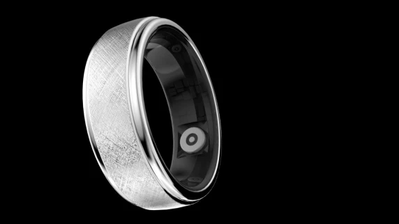 HiFuture Ring2 Smart Ring  |  Size 12 (68 mm)  |  Titanium Silver
