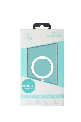JM Crystal ar magsafe iPhone 16e / 17e Caurspīdīgs