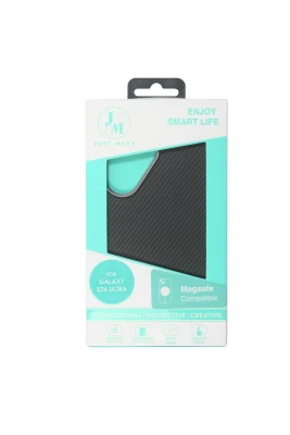 JM PLATINUM CARBON ar magsafe Galaxy S26 Ultra Melns