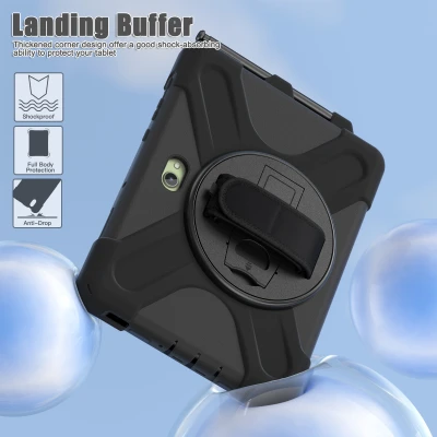 JM Rugged Case Grip для Samsung Galaxy Tab Active Pro /  Active4 Pro /  Active5 Pro с ремешком Черный