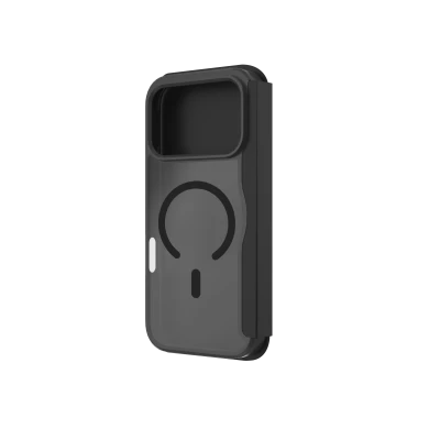 JUST MUST CHAMPION II FLIP CASE MAGSAFE iPhone 17 Pro, melns