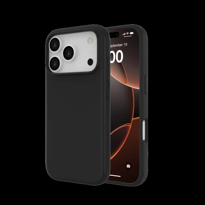 JUST MUST REGULAR DEFENSE SILICONE с MAGSAFE для iPhone 17 Pro Черный