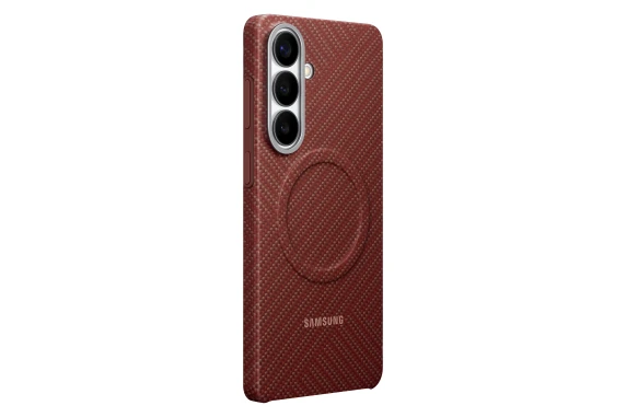 KS947SR Carbon Magnet Case Samsung Galaxy S26 Plus, Coral Red