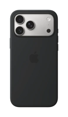 Силиконовый чехол для iPhone 17 Pro Max с MagSafe, Черный
