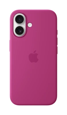 MYY53ZM / A iPhone 16 Silicone Case with MagSafe, Fuchsia