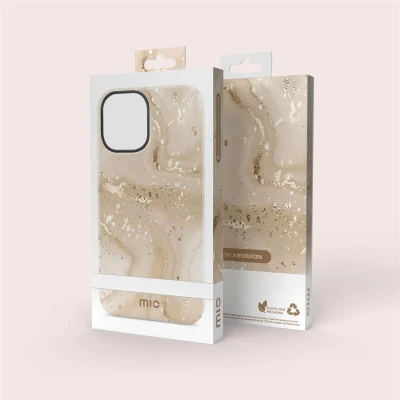 MIO Gold Marble Magsafe saderīgs iPhone 16 Plus