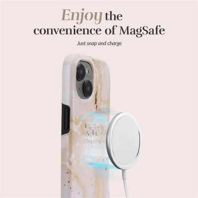 MIO Gold Marble Magsafe saderīgs iPhone 16 Plus