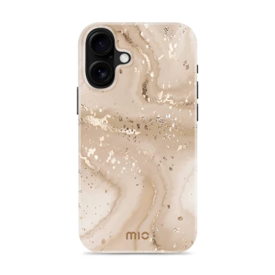 MIO Gold Marble Magsafe saderīgs iPhone 16 Plus