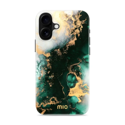 MIO Green Marble Magsafe saderīgs ar iPhone 16 Plus