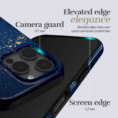 MIO Midnight Sparkle Magsafe apvalks saderīgs ar iPhone 16