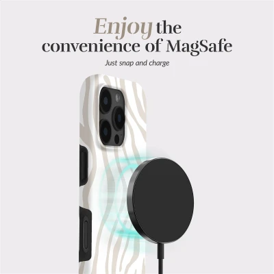 MIO Sandy Zebra Magsafe apvalks saderīgs ar iPhone 16