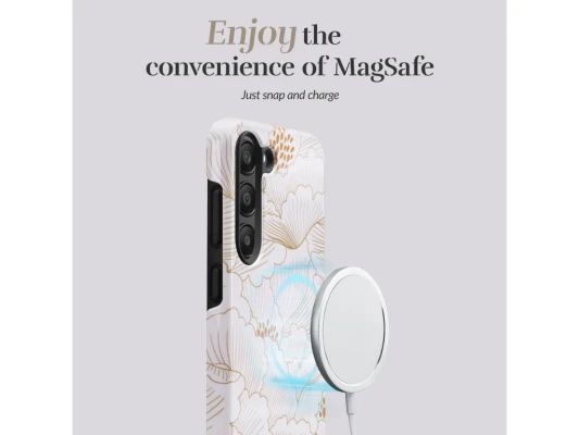 MIO Baltās Rozes Magsafe Saderīgs Samsung S24 5G