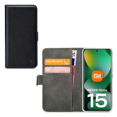 Mobilize Classic Gelly Wallet Book Case Xiaomi Redmi Note 15 5G melns