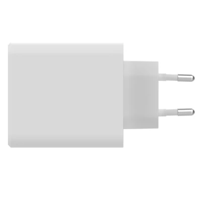 mophie Wall Adapter USB-C PD DUAL 67W GAN EU (2xUSBC) Balts