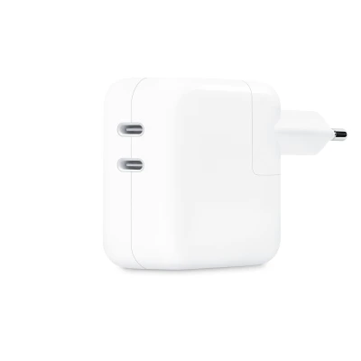 MW2K3ZM / A 35W Divu USB-C Strāvas Adapteris, Balts
