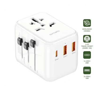 Nomad World ceļojumu adapteris 20W