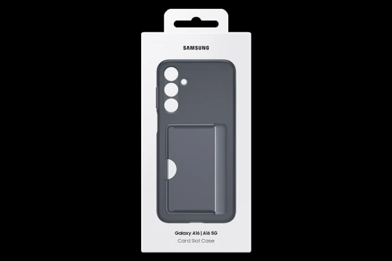 OA166TB Card Slot Case Samsung Galaxy A16, Black