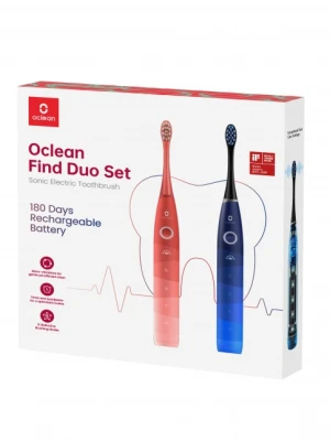 Oclean Electric Toothbrush Find Dou Set red / blue
