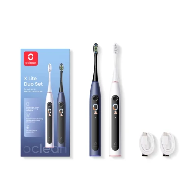 Oclean Electric Toothbrush X Lite Duo Set Dark Blue&Grey