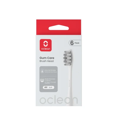 Oclean Профессиональная Щетка для Ухода за Деснами W06 Белая 6 шт
