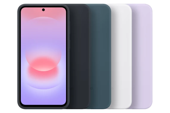 PA376CKE silikona vāks Samsung Galaxy A37, tumši zaļš