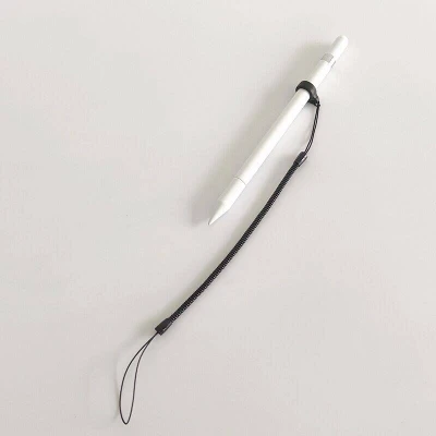 Pen leash with clipboard clip, silicone ring for pen