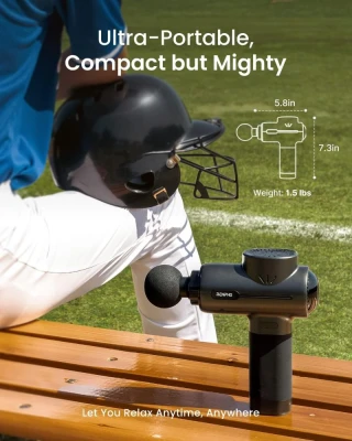 RENPHO Active GM171 Massage Gun  |  Black