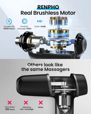 RENPHO Active GM171 Massage Gun  |  Black