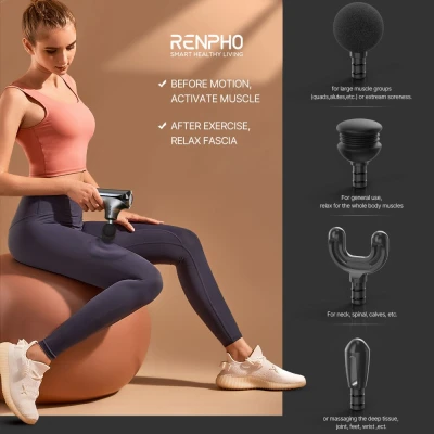 RENPHO Mini GM173 Massage Gun  |  Black