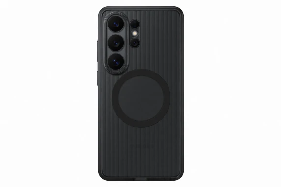 RS948CB Izturīga magnētiskā vāka Samsung Galaxy S26 Ultra, melna